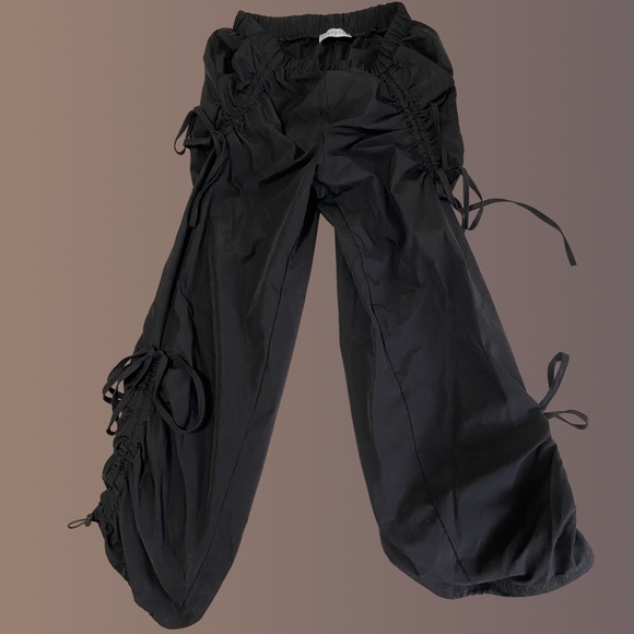 Mystique Boutique Pants - Black Drawstring Pants